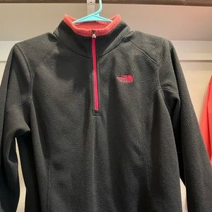 north face quarter zip jacket